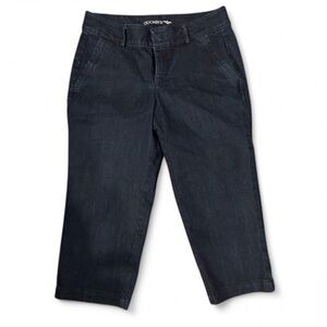 Dockers Women's Navy Blue Denim Capri Pants Size 4